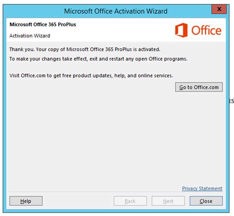 Activate Office 365 ProPlus thru KMS .